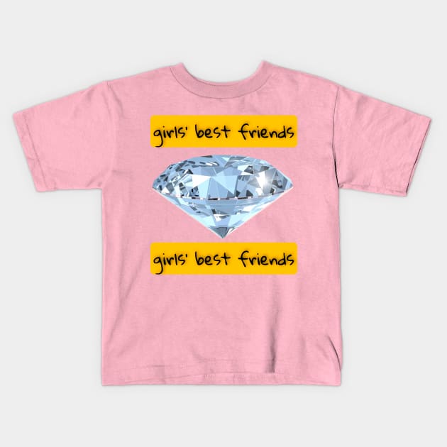 Girls best friends Kids T-Shirt by LAV77